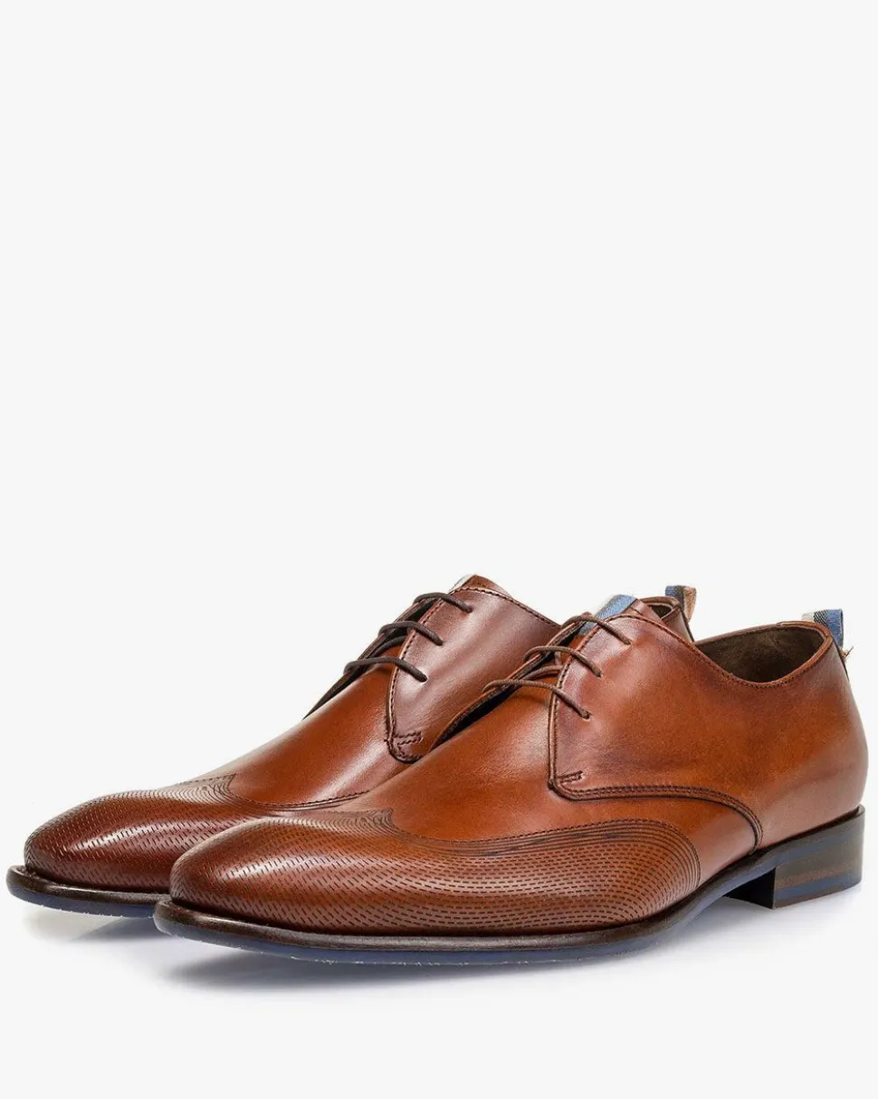 Schick im Büro | Business Schuhe>Floris van Bommel De Stapper 06.00 Cognac