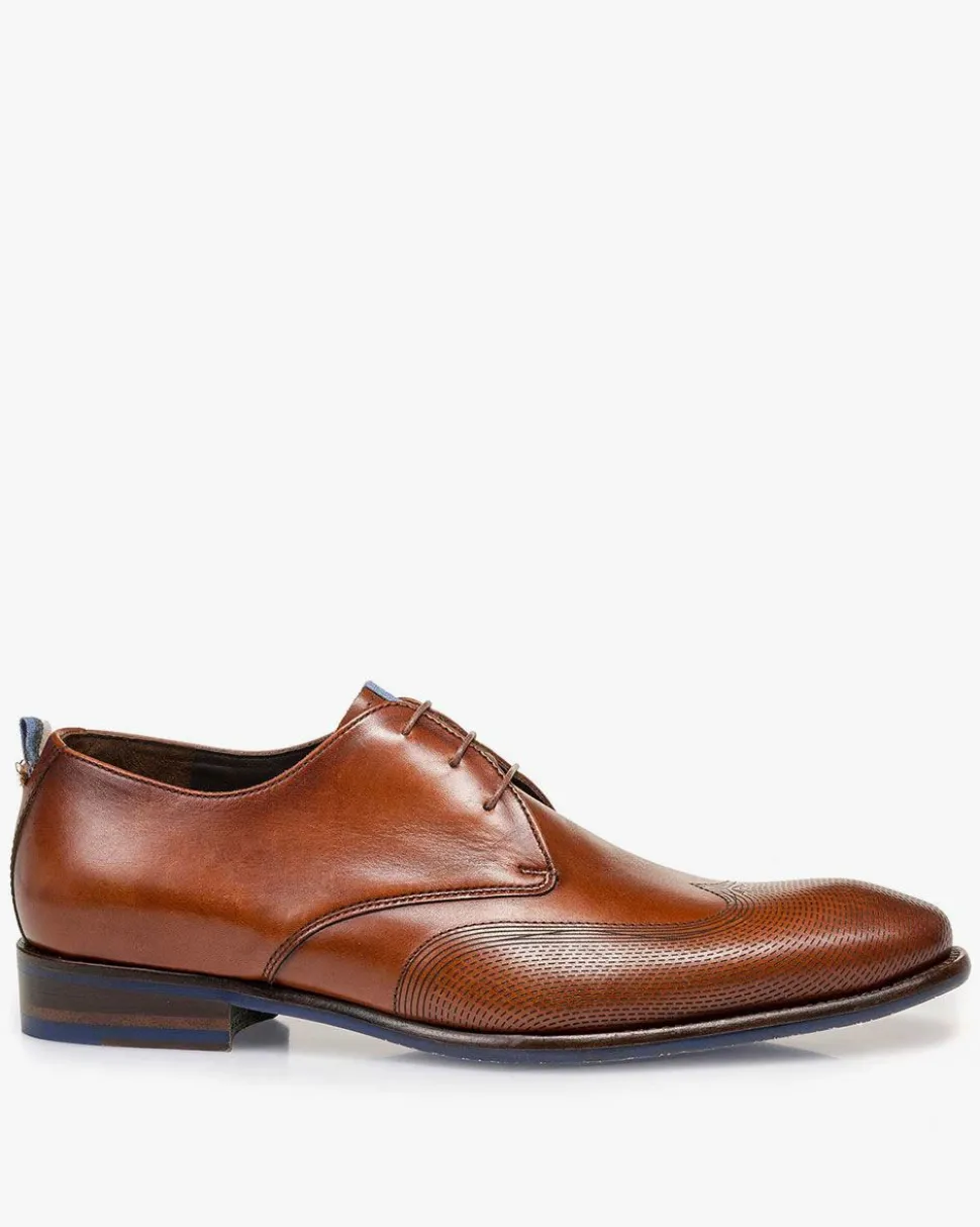 Schick im Büro | Business Schuhe>Floris van Bommel De Stapper 06.00 Cognac
