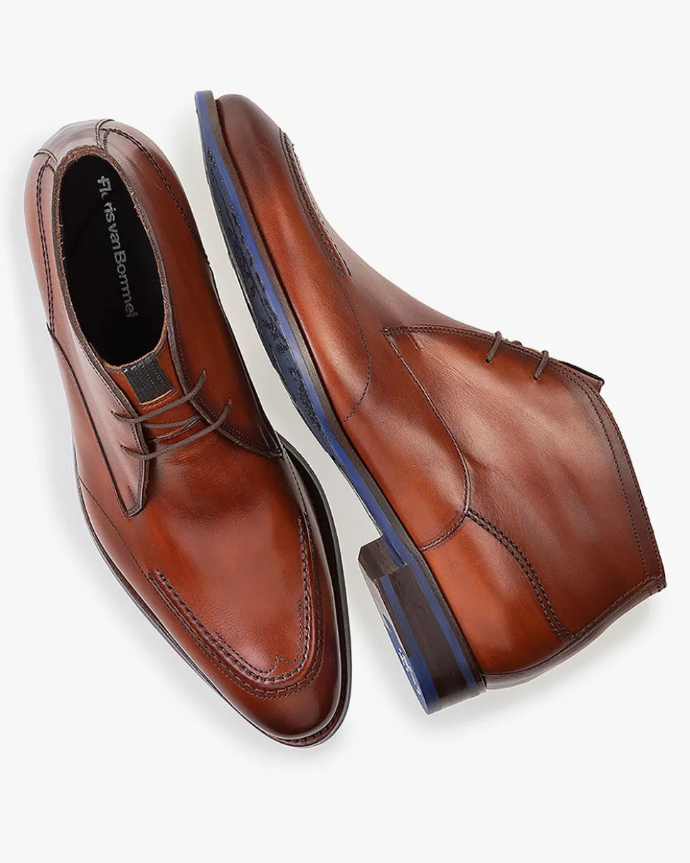 Schick im Büro | Business Schuhe>Floris van Bommel De Stapper 42.00 Dunkelcognac