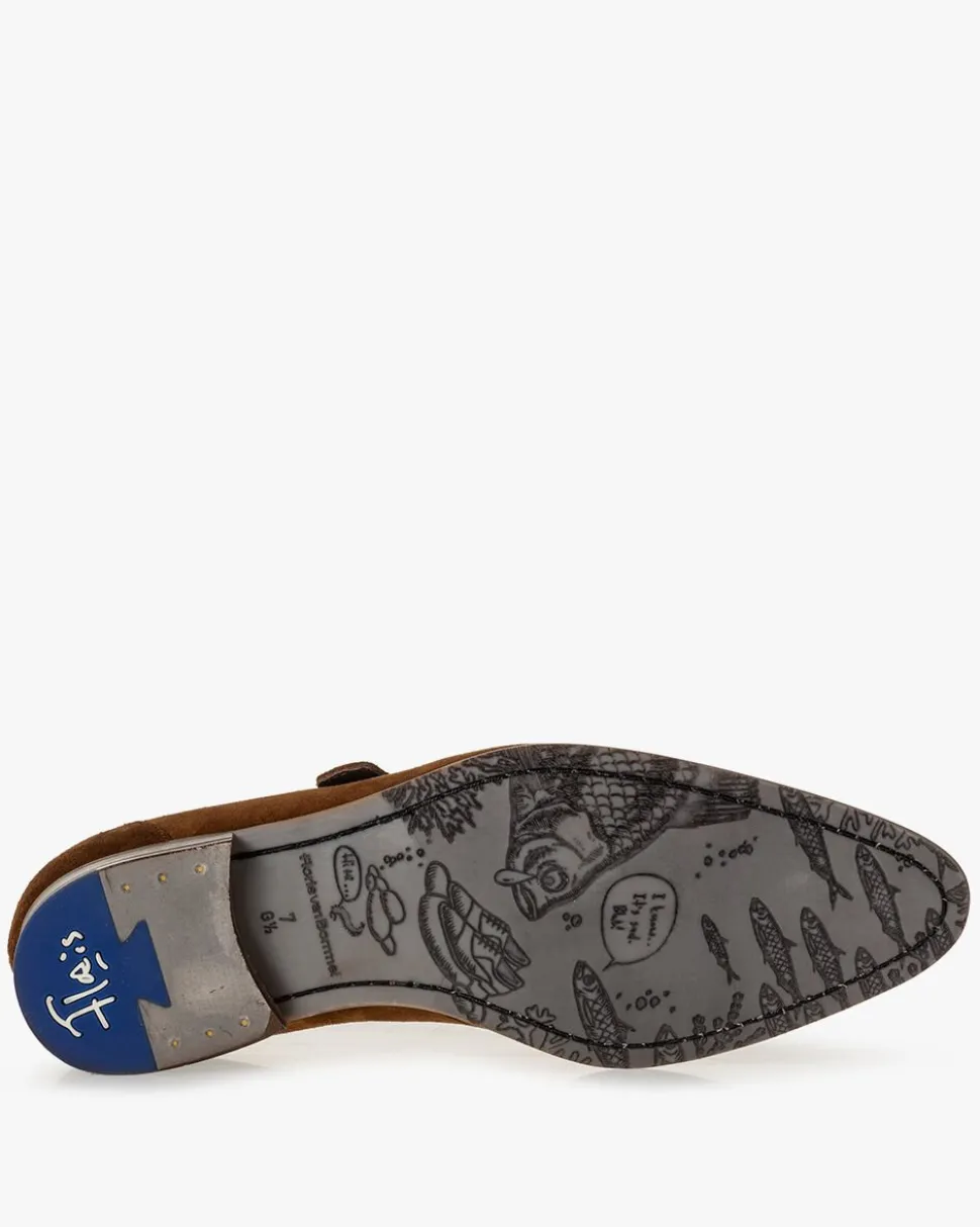 Monks>Floris van Bommel De Stapper 37.01 Braun