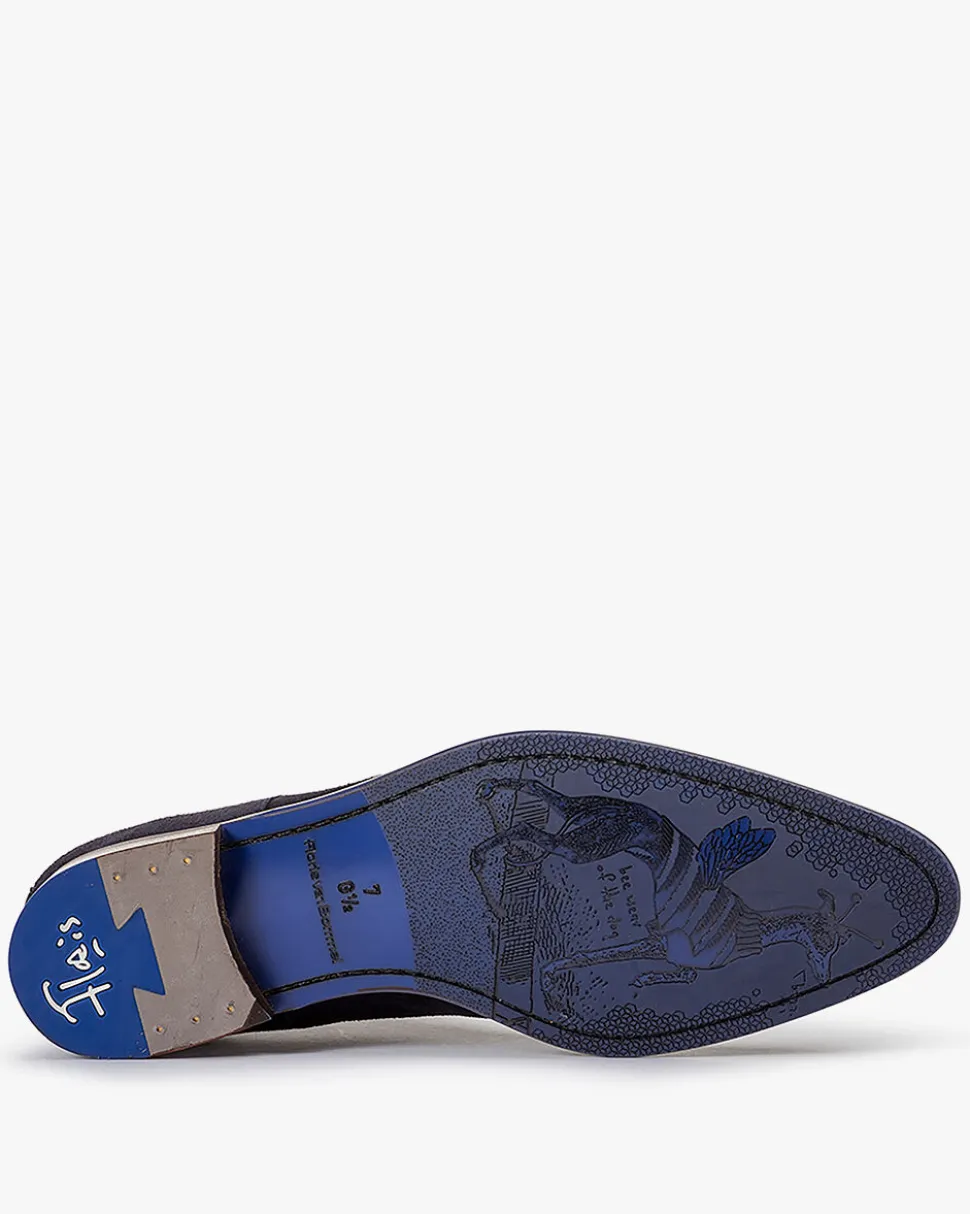 Schick im Büro | Business Schuhe>Floris van Bommel De Stapper 50.01 Dunkelblau