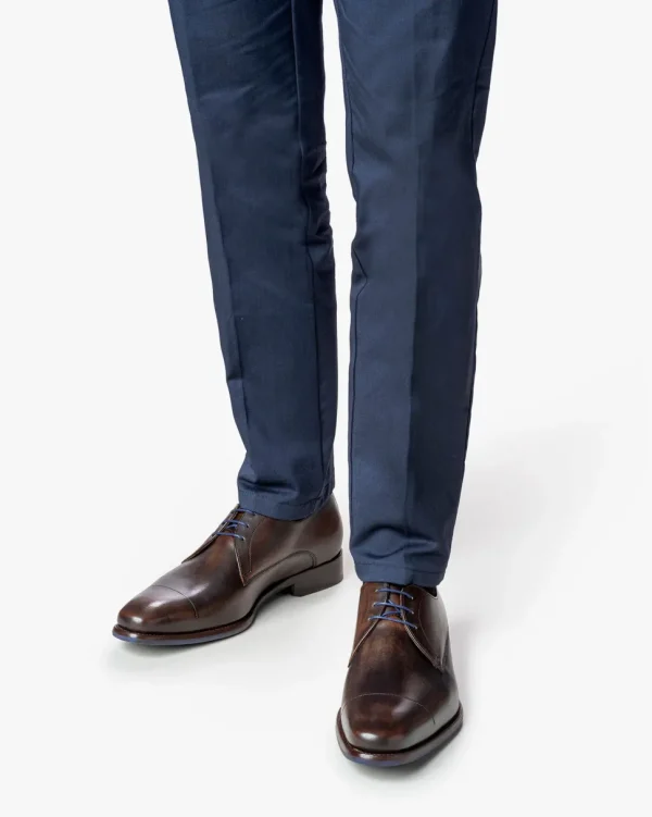 Schick im Büro | Business Schuhe>Floris van Bommel De Stijler 34.02 Dunkelbraun