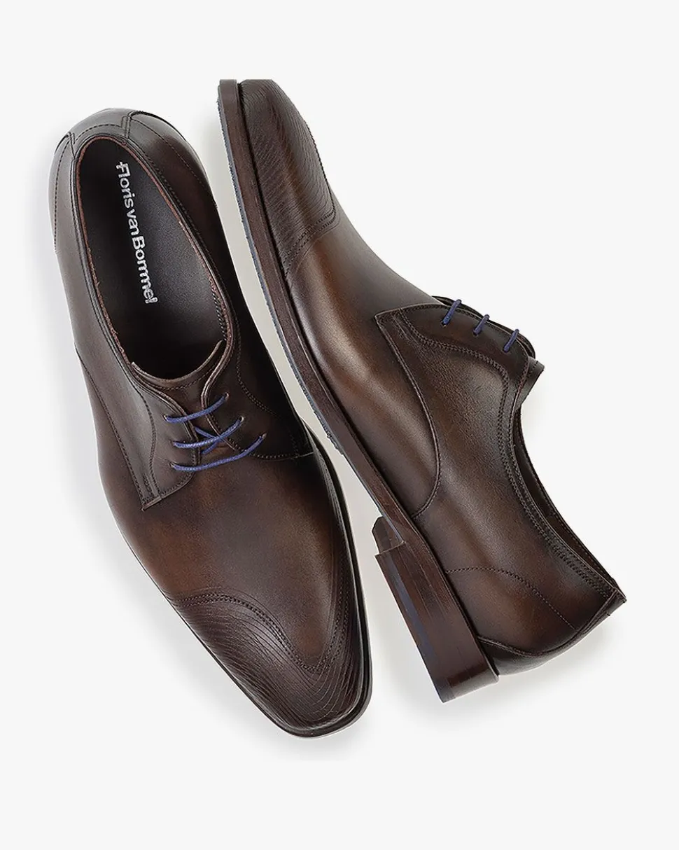 Schick im Büro | Business Schuhe>Floris van Bommel De Stijler 32.03 Dunkelbraun