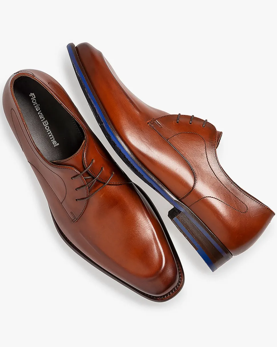Schick im Büro | Business Schuhe>Floris van Bommel De Stijler 37.00 Dunkelcognac