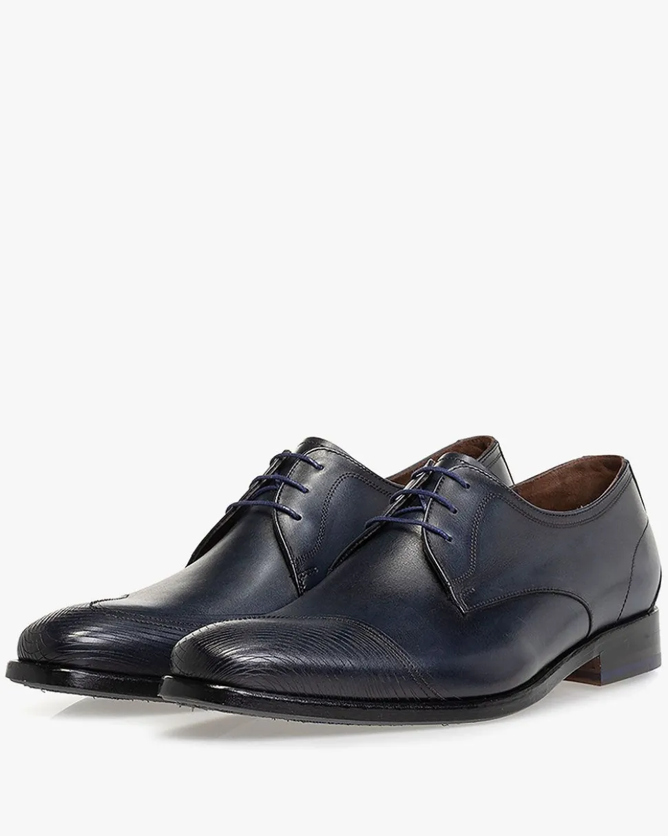 Schick im Büro | Business Schuhe>Floris van Bommel De Stijler 32.01 Dunkelblau