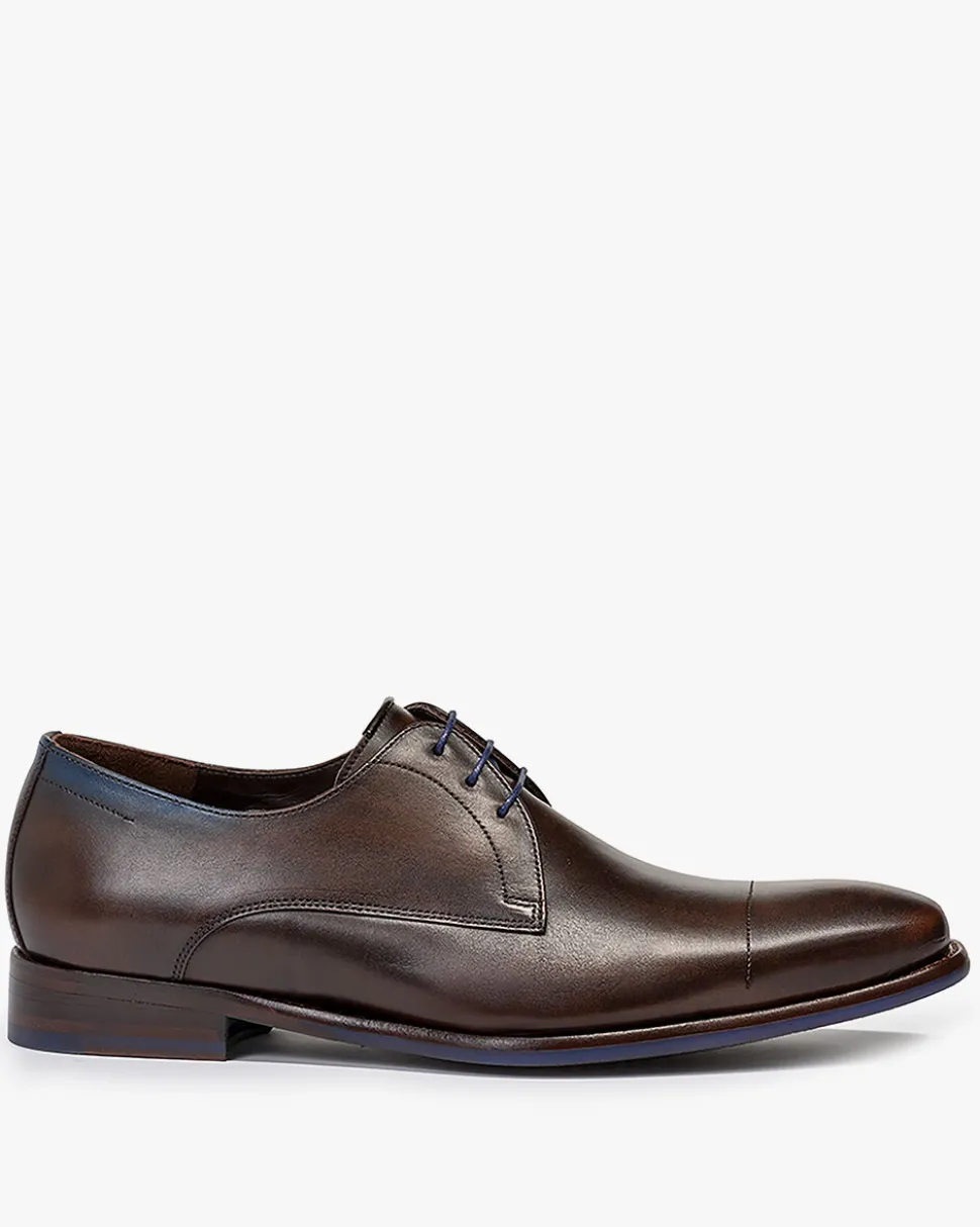 Schick im Büro | Business Schuhe>Floris van Bommel De Stijler 34.02 Dunkelbraun