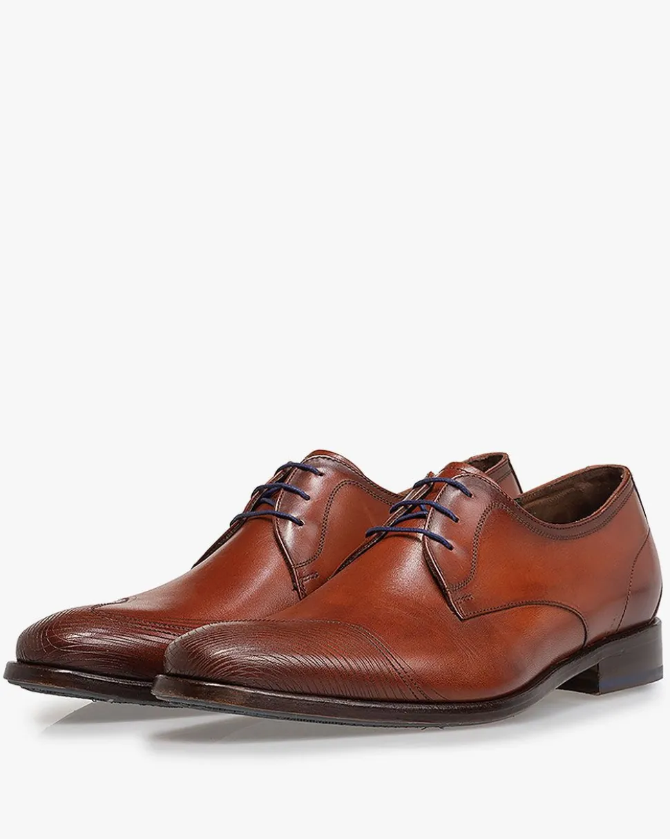 Schick im Büro | Business Schuhe>Floris van Bommel De Stijler 32.00 Dunkelcognac