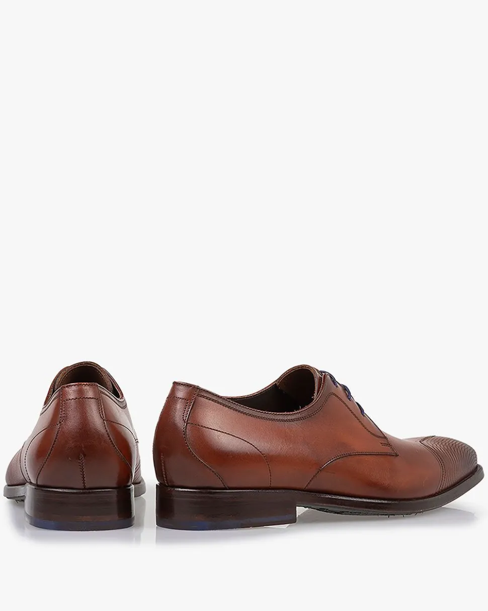Schick im Büro | Business Schuhe>Floris van Bommel De Stijler 32.00 Dunkelcognac
