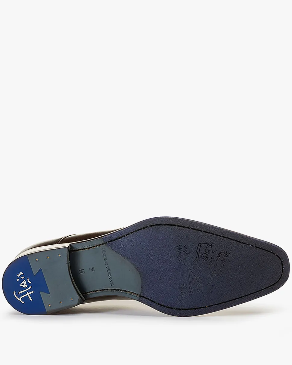 Schick im Büro | Business Schuhe>Floris van Bommel De Stijler 34.02 Dunkelbraun