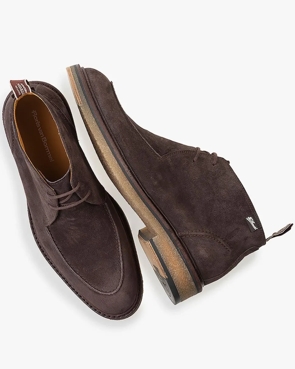 Hochwinter | Stiefeletten>Floris van Bommel De Tanker 01.13 Dunkelbraun