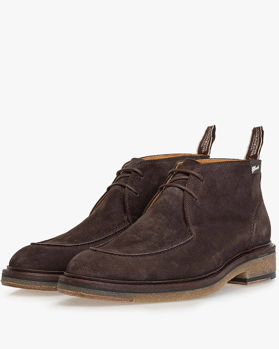 Hochwinter | Stiefeletten>Floris van Bommel De Tanker 01.13 Dunkelbraun