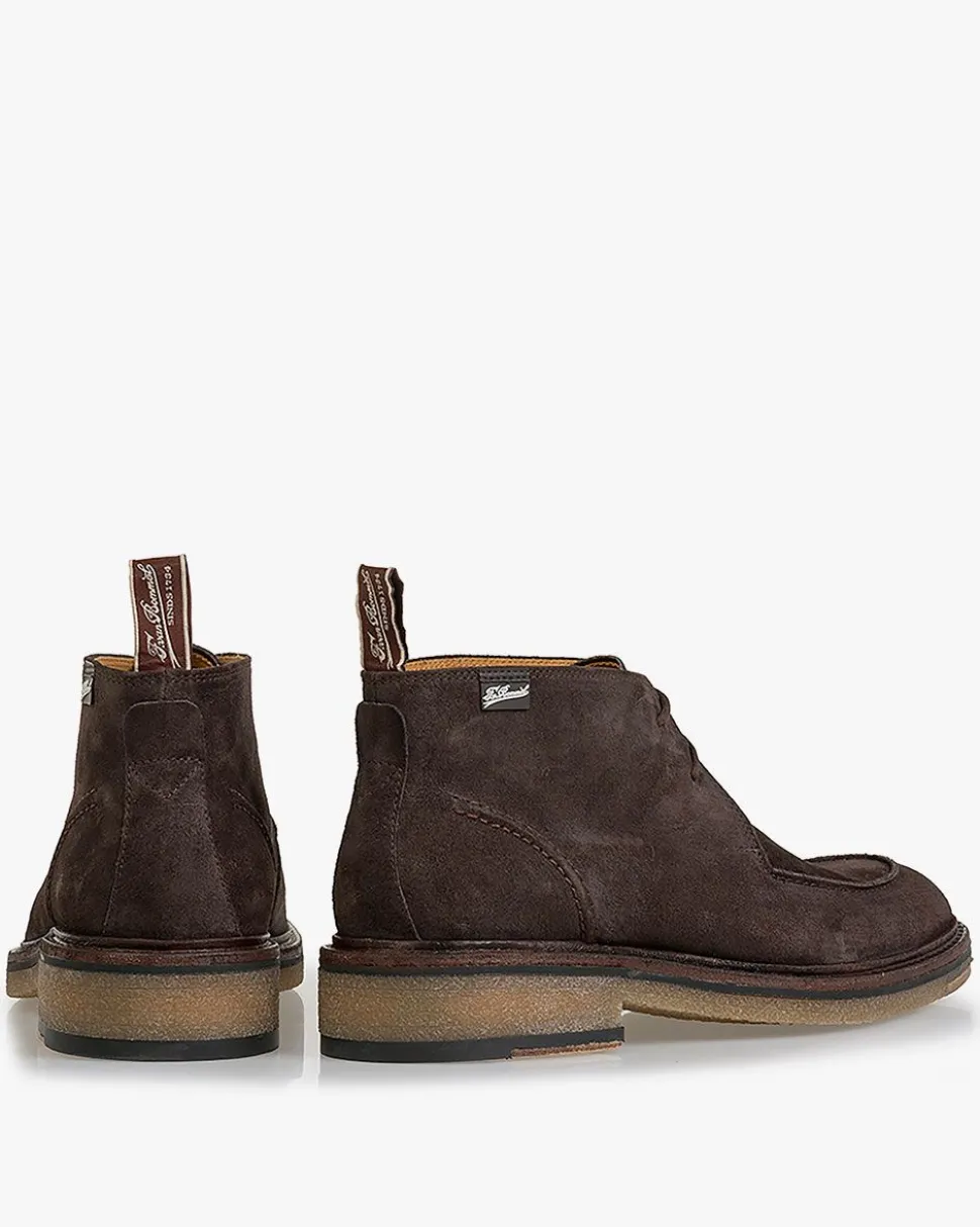 Hochwinter | Stiefeletten>Floris van Bommel De Tanker 01.13 Dunkelbraun