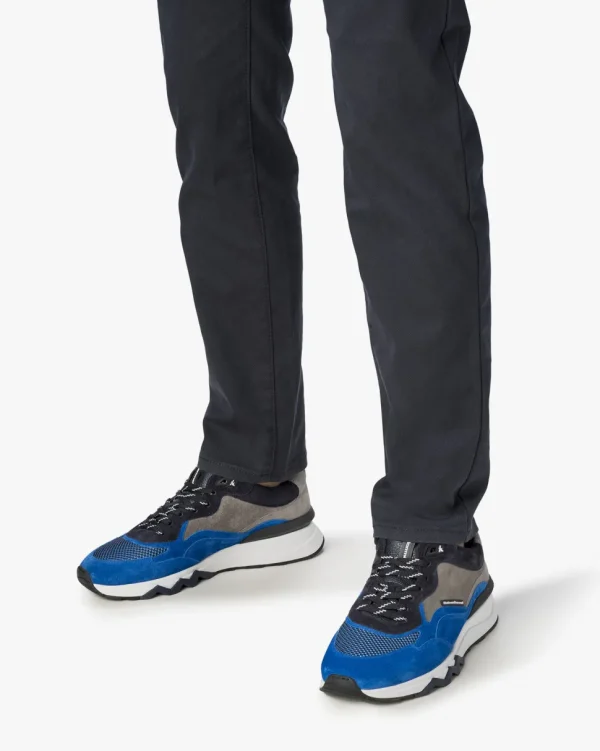Sneaker>Floris van Bommel De Zager 02.36 Blau kombi