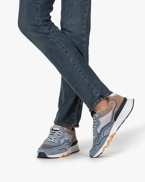 Sneaker>Floris van Bommel De Zager 03.00 Hellblau