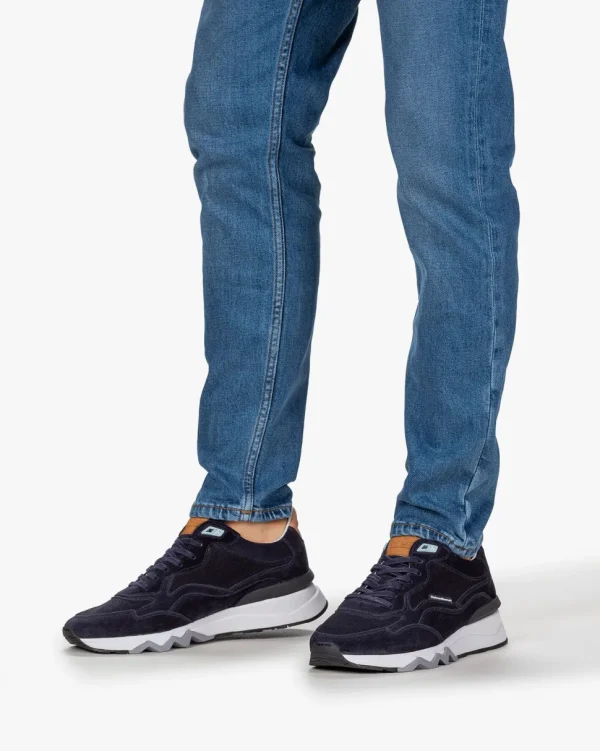 Casual im Büro | Sneaker>Floris van Bommel De Zager 02.18 Dunkelblau