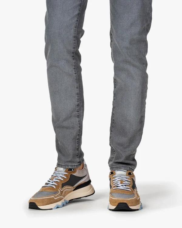 Sneaker>Floris van Bommel De Zager 03.01 Hellbraun