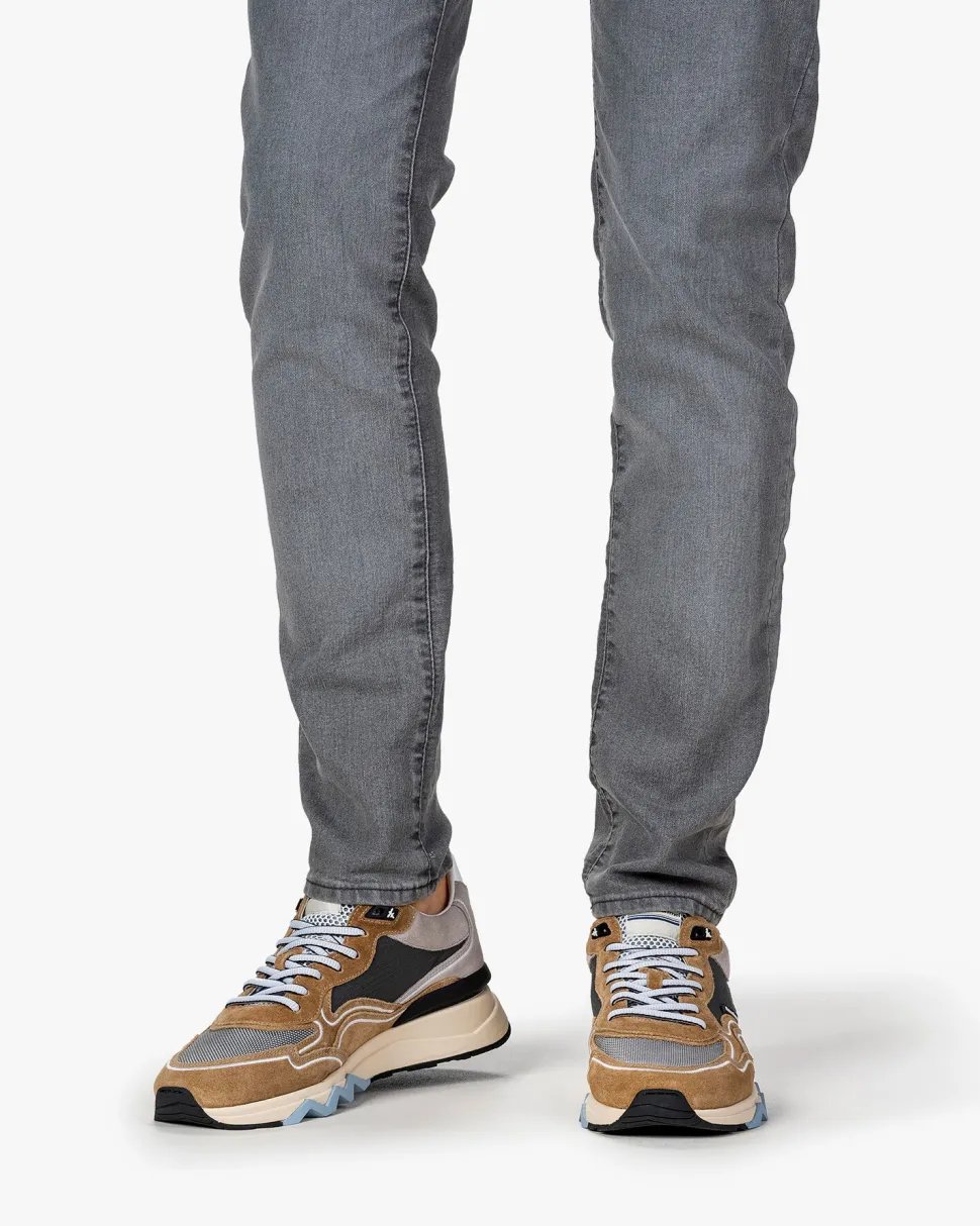 Sneaker>Floris van Bommel De Zager 03.01 Hellbraun