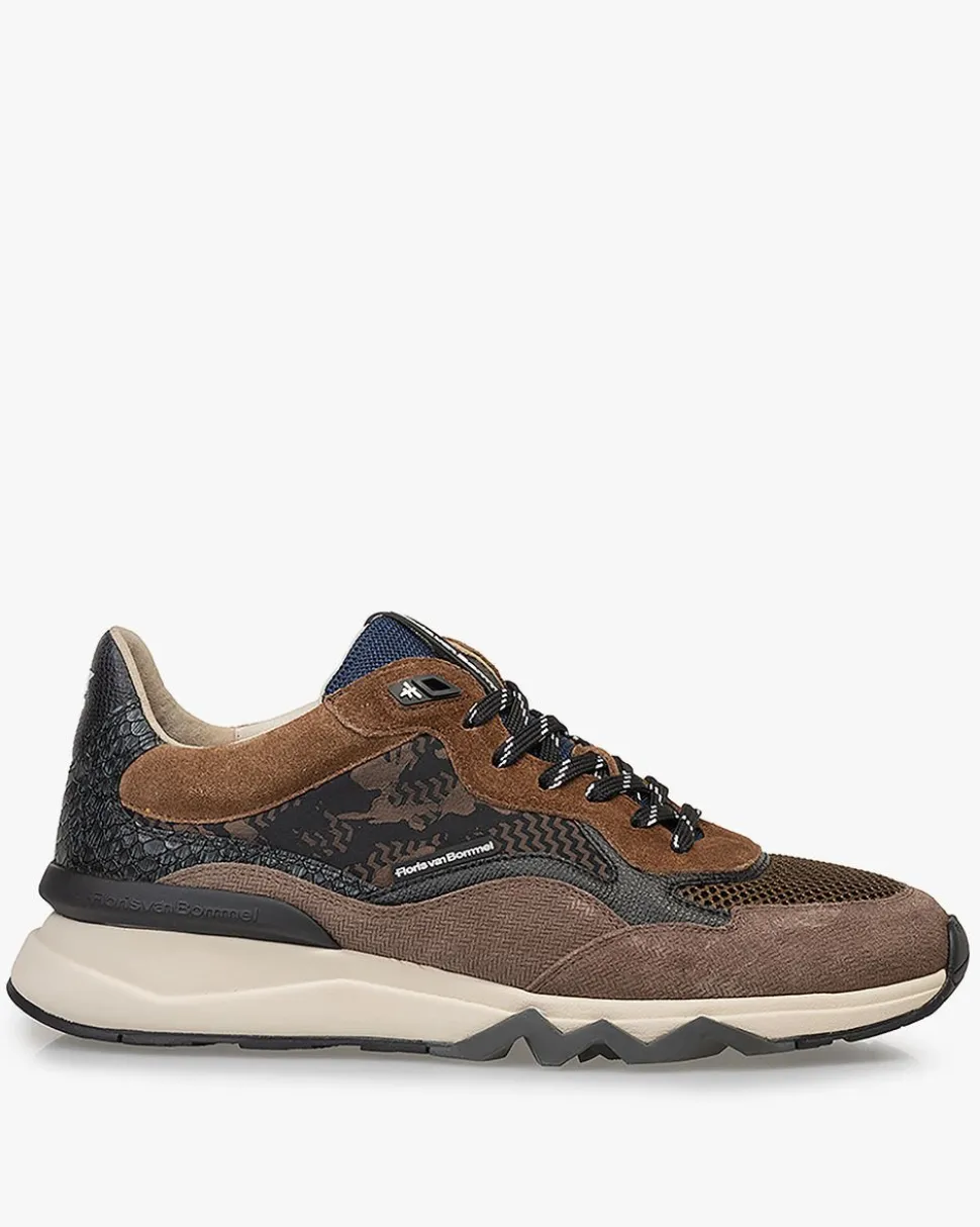 Sneaker>Floris van Bommel De Zager 02.35 Cognac kombi