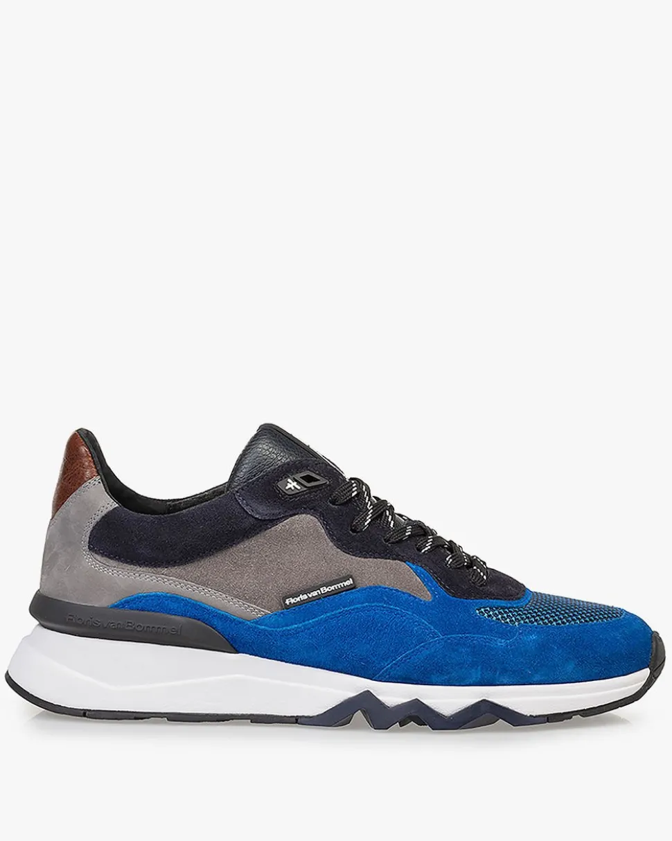 Sneaker>Floris van Bommel De Zager 02.36 Blau kombi