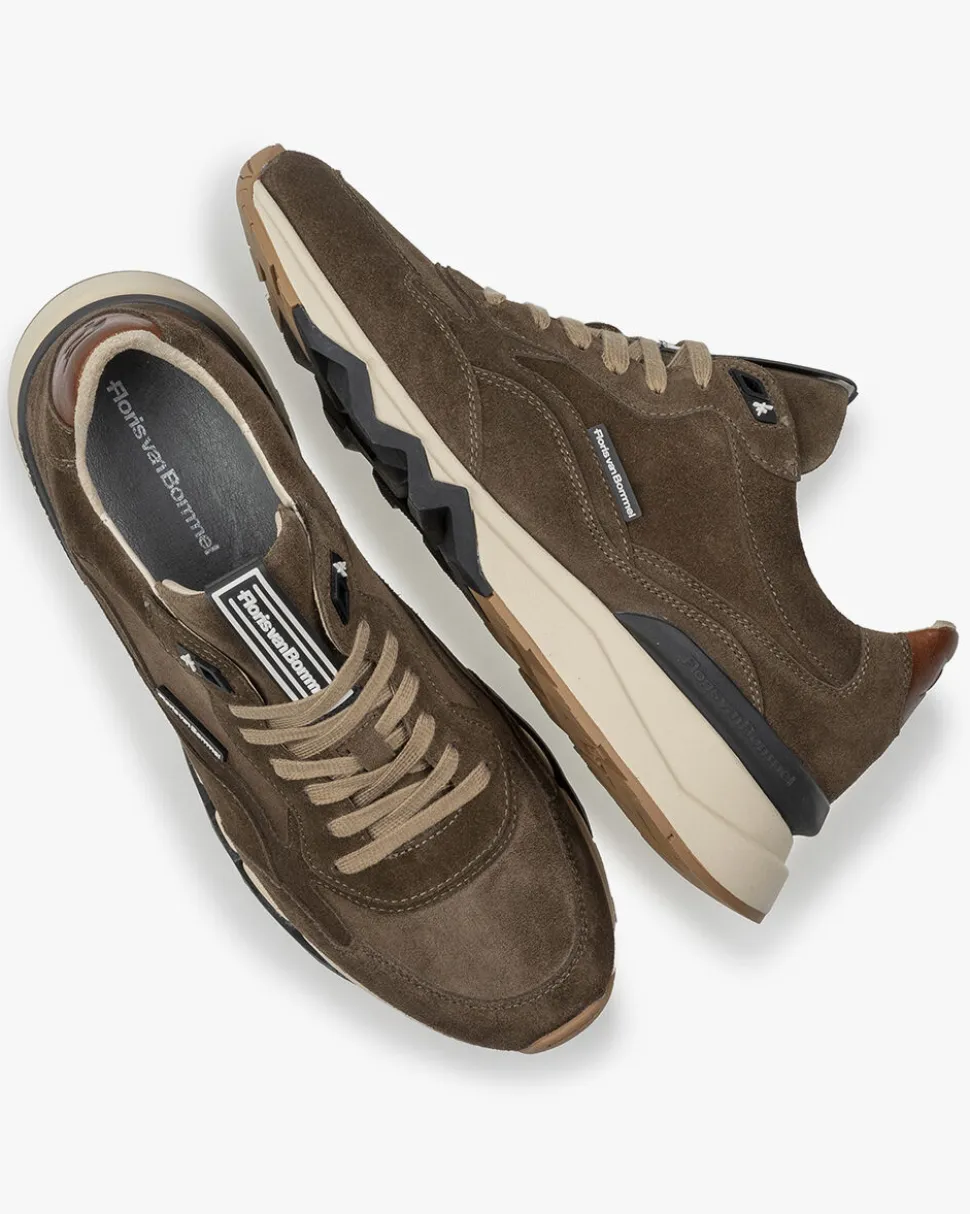 Weekend | Sneaker>Floris van Bommel De Zager 02.00 Taupe / Mittelbraun