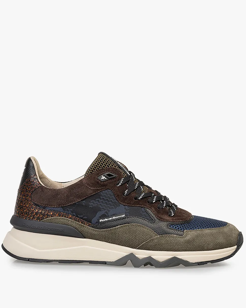 Weekend | Sneaker>Floris van Bommel De Zager 02.34 Dunkelbraun kombi