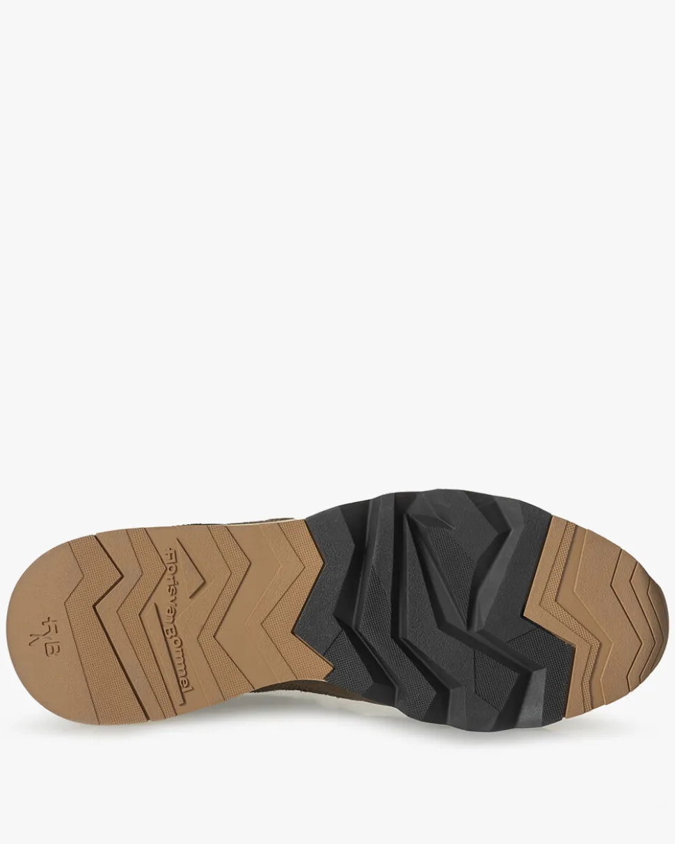 Weekend | Sneaker>Floris van Bommel De Zager 02.00 Taupe / Mittelbraun