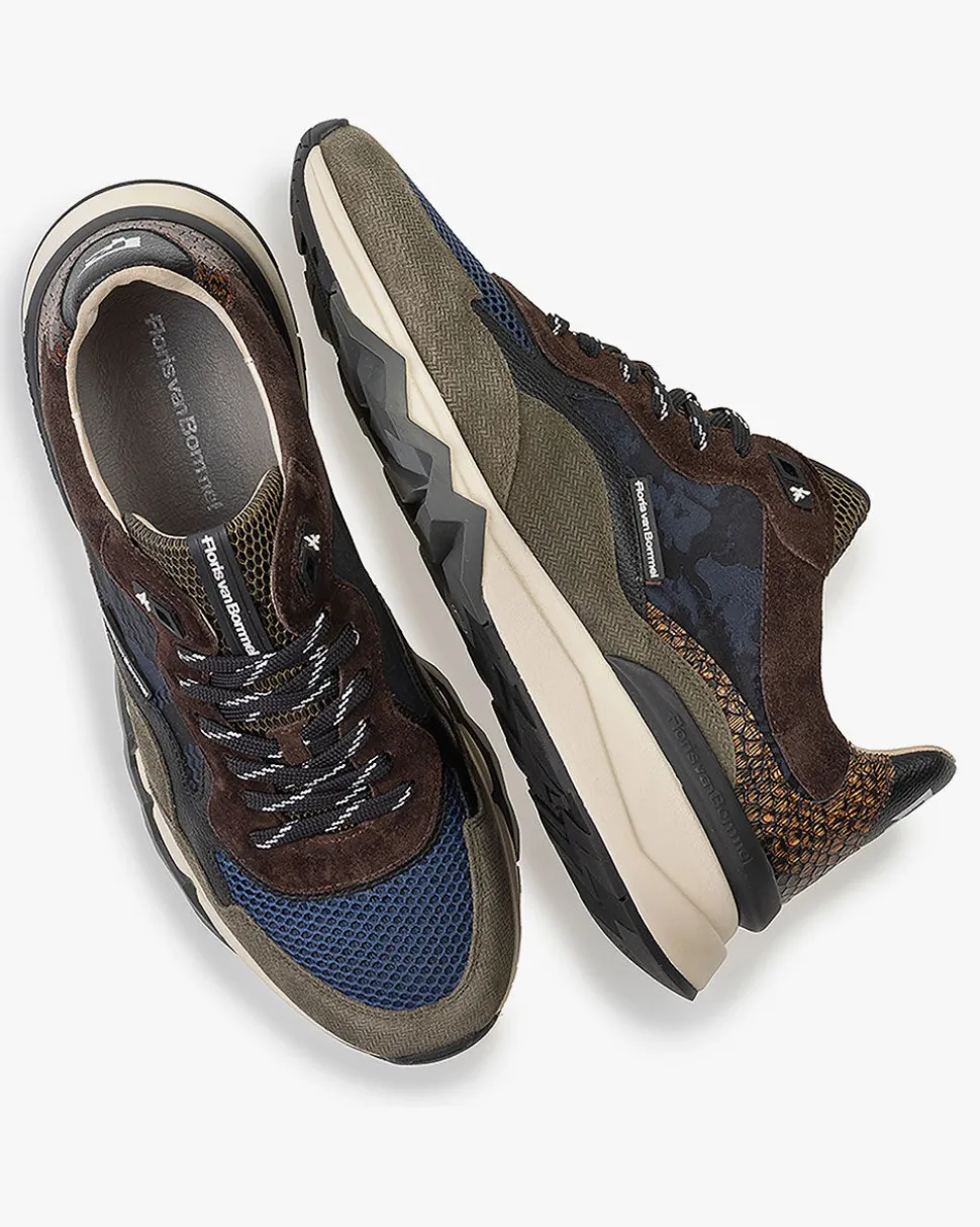 Weekend | Sneaker>Floris van Bommel De Zager 02.34 Dunkelbraun kombi
