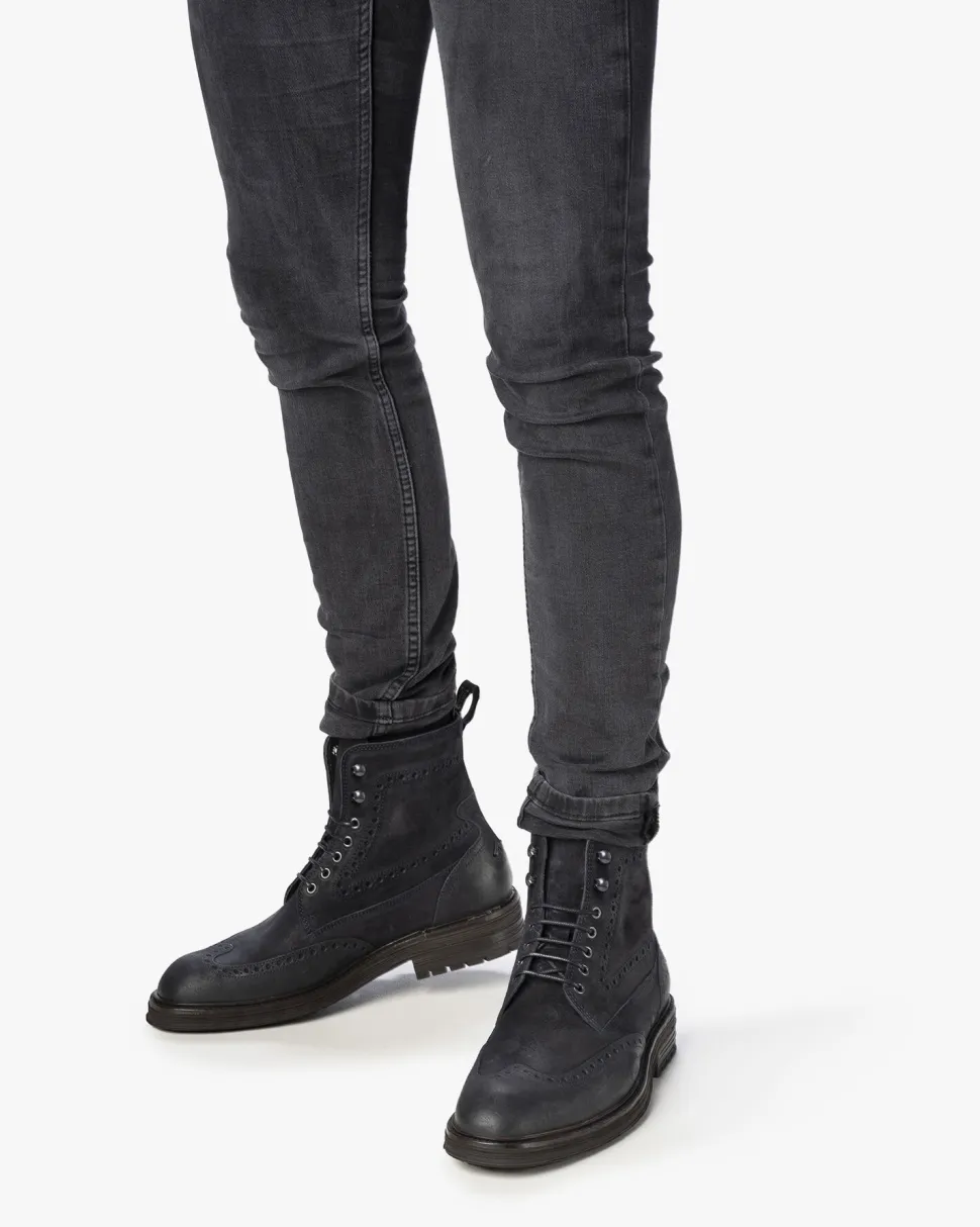 Hochwinter | Brogues>Floris van Bommel De Zeker 01.00 Dunkelblau
