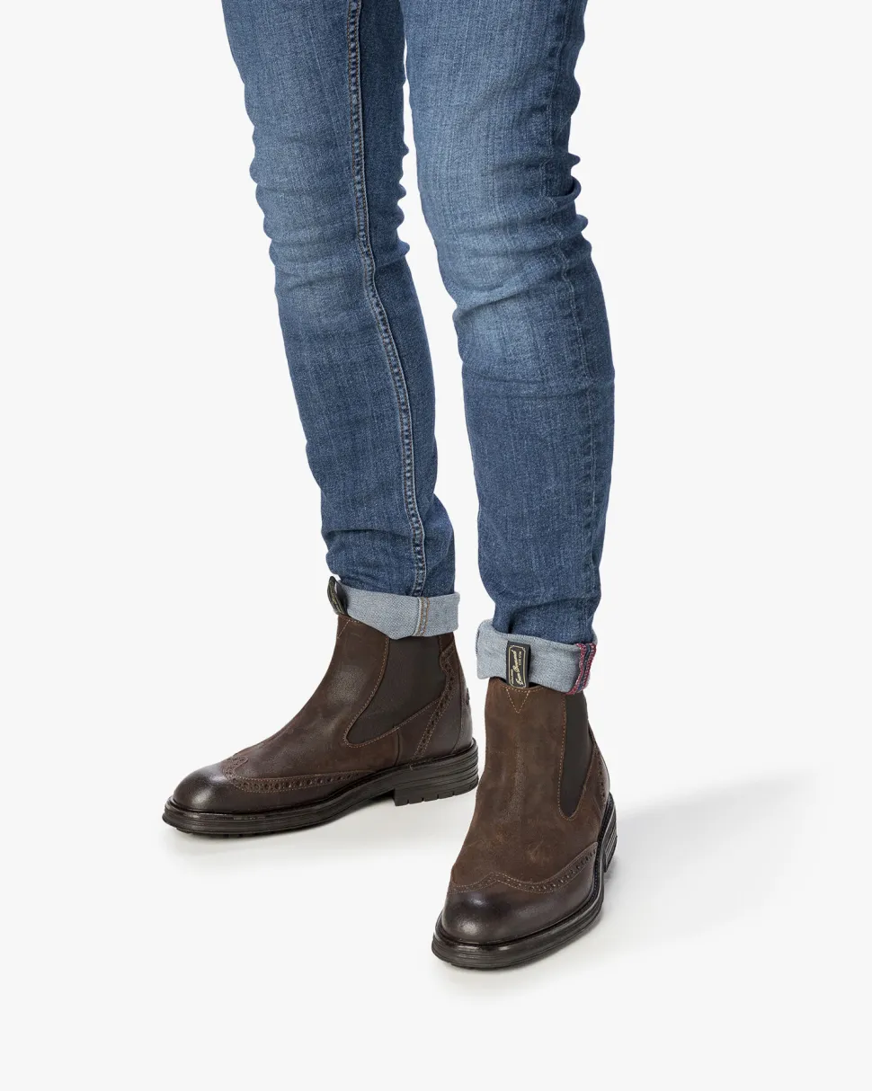 Brogues | Chelsea Boots>Floris van Bommel De Zeker 02.02 Braun