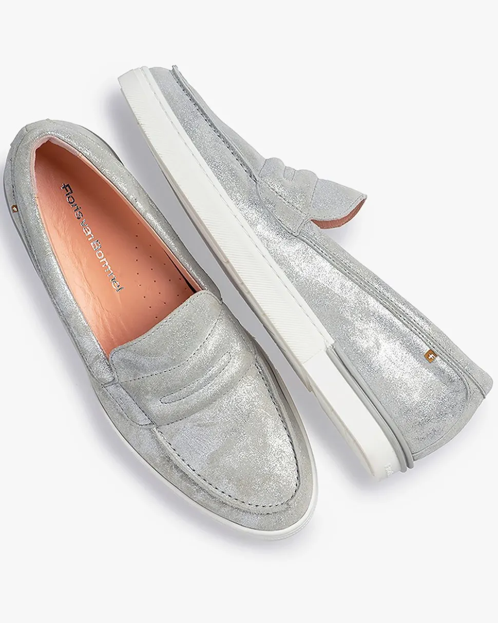 Loafers>Floris van Bommel Dekki 01.03 Silber