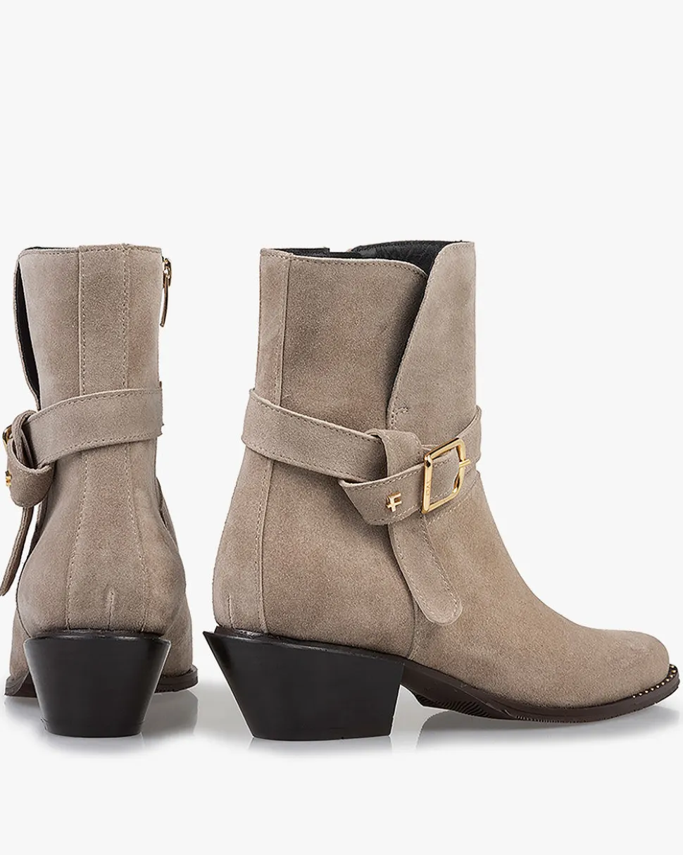 Hochwinter | Stiefeletten>Floris van Bommel Enzi 07.03 Hellbraun