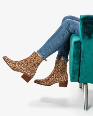 Chelsea Boots | Stiefeletten>Floris van Bommel Evi 01.05 Dunkelbraune Kombi