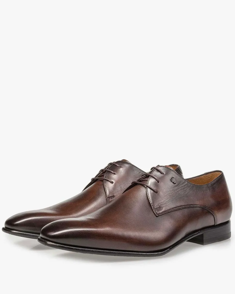Schick im Büro | Business Schuhe>Floris van Bommel Gira 03.07 Dunkelbraun