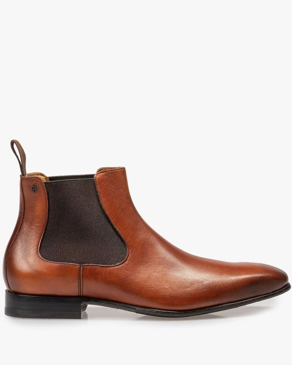 Schick im Büro | Chelsea Boots>Floris van Bommel Gira 05.00 Cognac