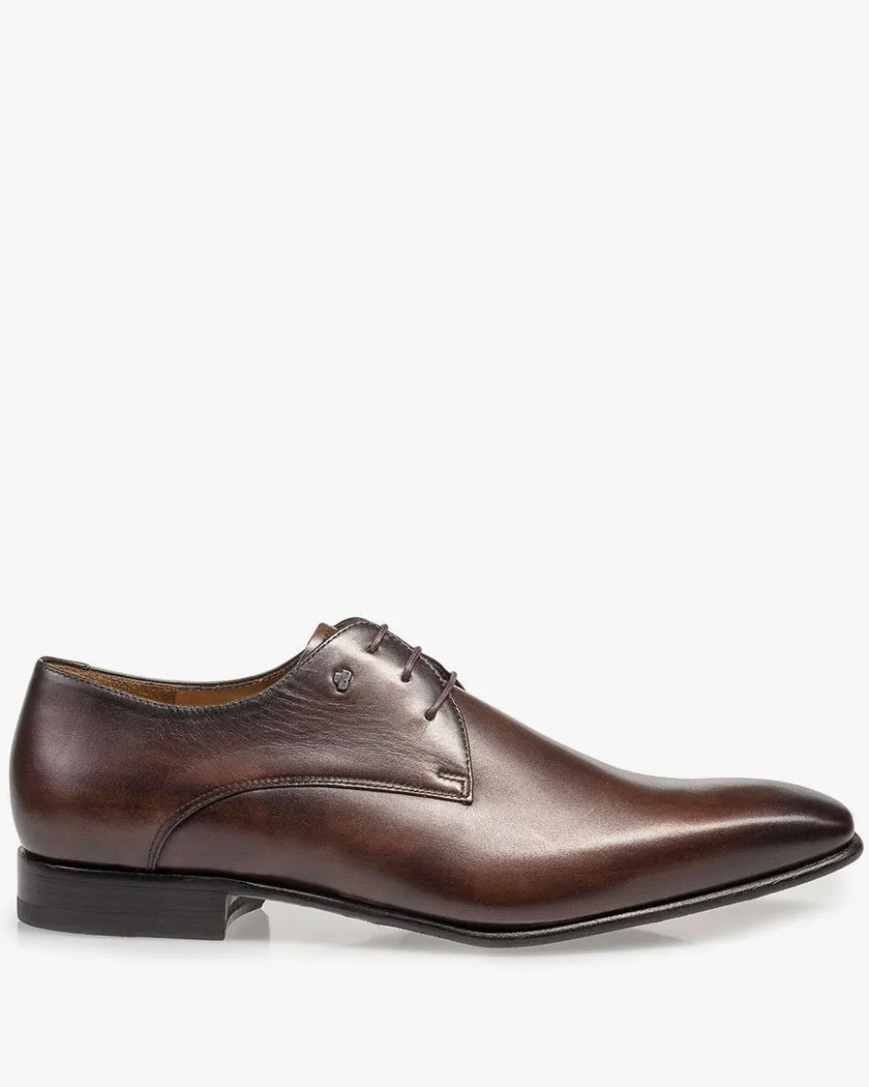 Schick im Büro | Business Schuhe>Floris van Bommel Gira 03.07 Dunkelbraun