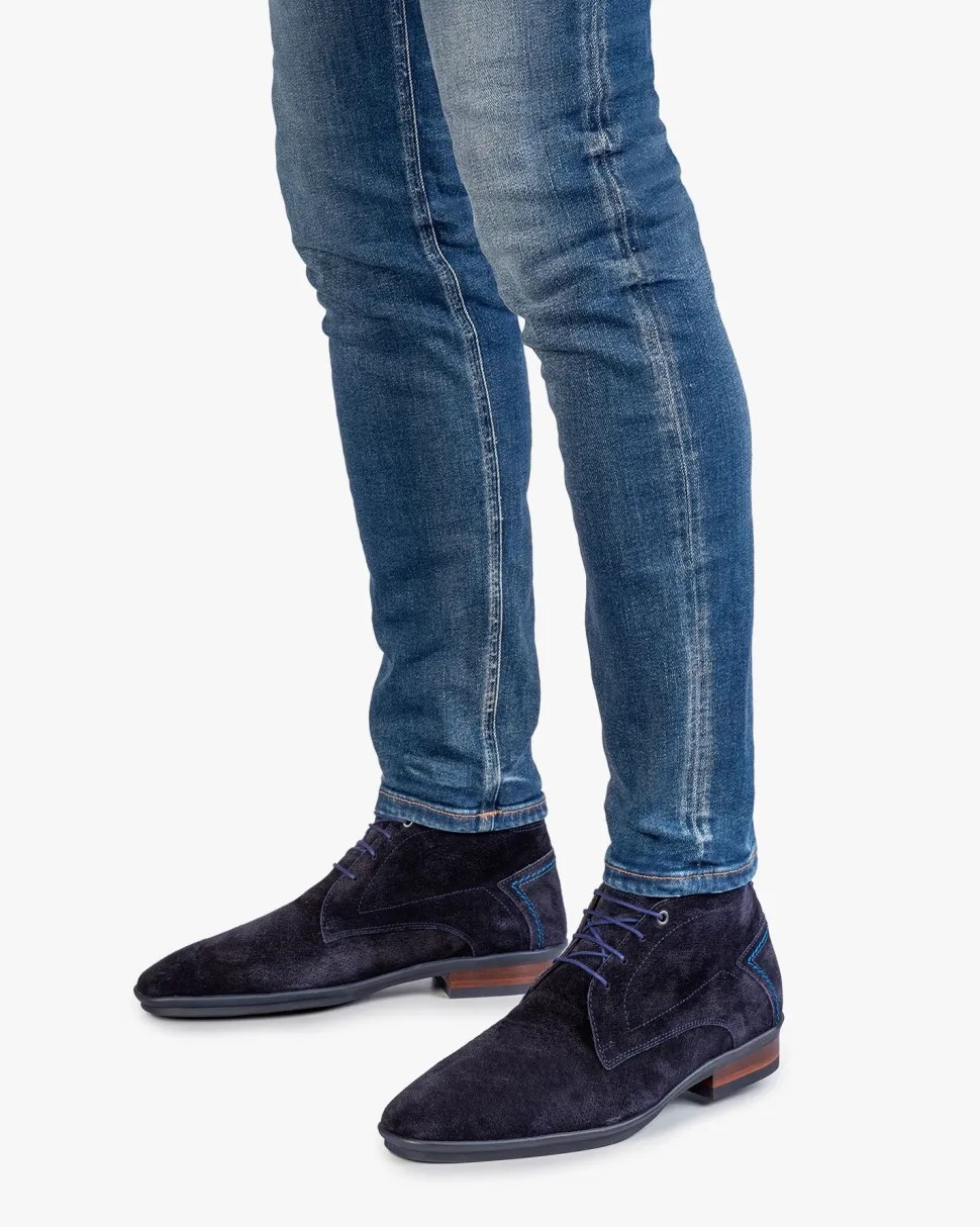 Casual im Büro | Business Schuhe>Floris van Bommel Hakki 06.28 Blau