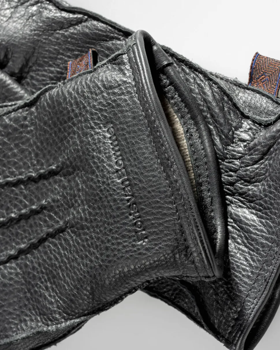 Handschuhe>Floris van Bommel Handschuhe Leder Schwarz