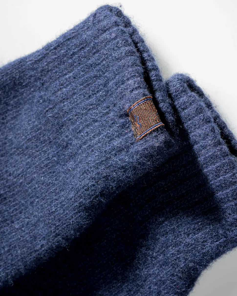 Handschuhe>Floris van Bommel Handschuhe Wolle Blau