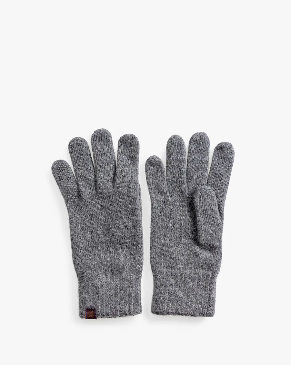 Handschuhe>Floris van Bommel Handschuhe Wolle Grau
