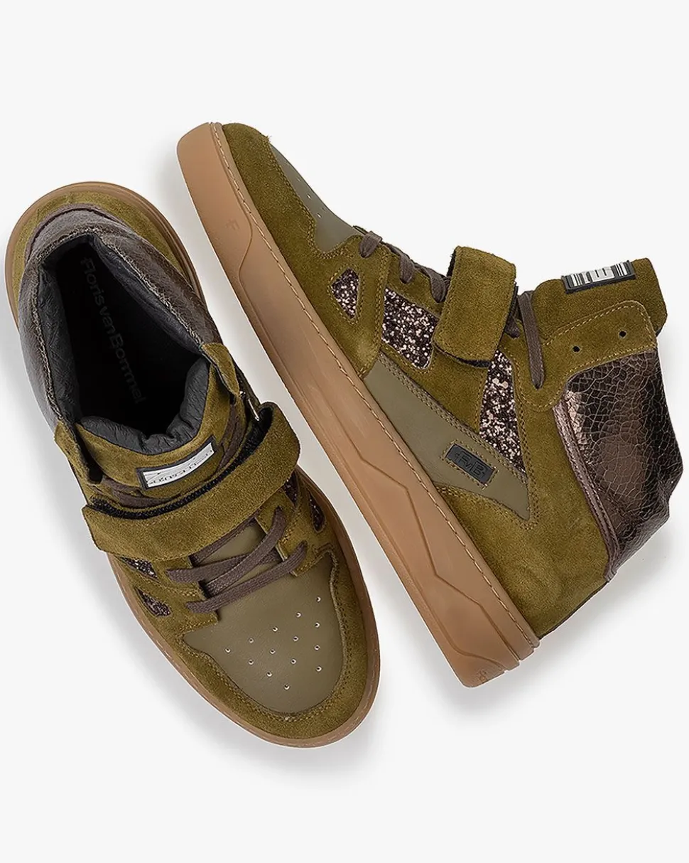 Hochwinter | Sneaker>Floris van Bommel Iggi Wedge 02.02 Dunkelgrün