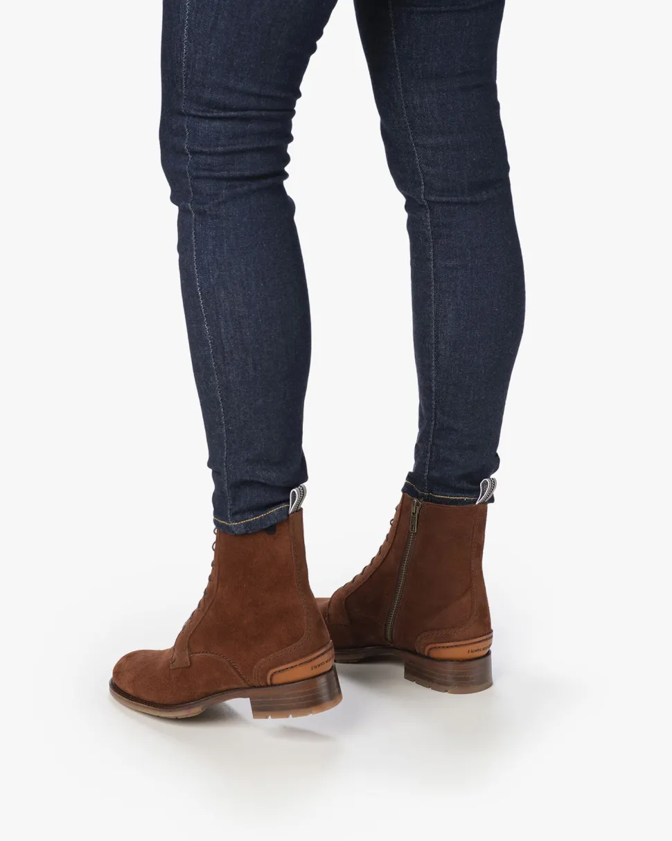Hochwinter | Stiefeletten>Floris van Bommel Irisi 01.22 Cognac