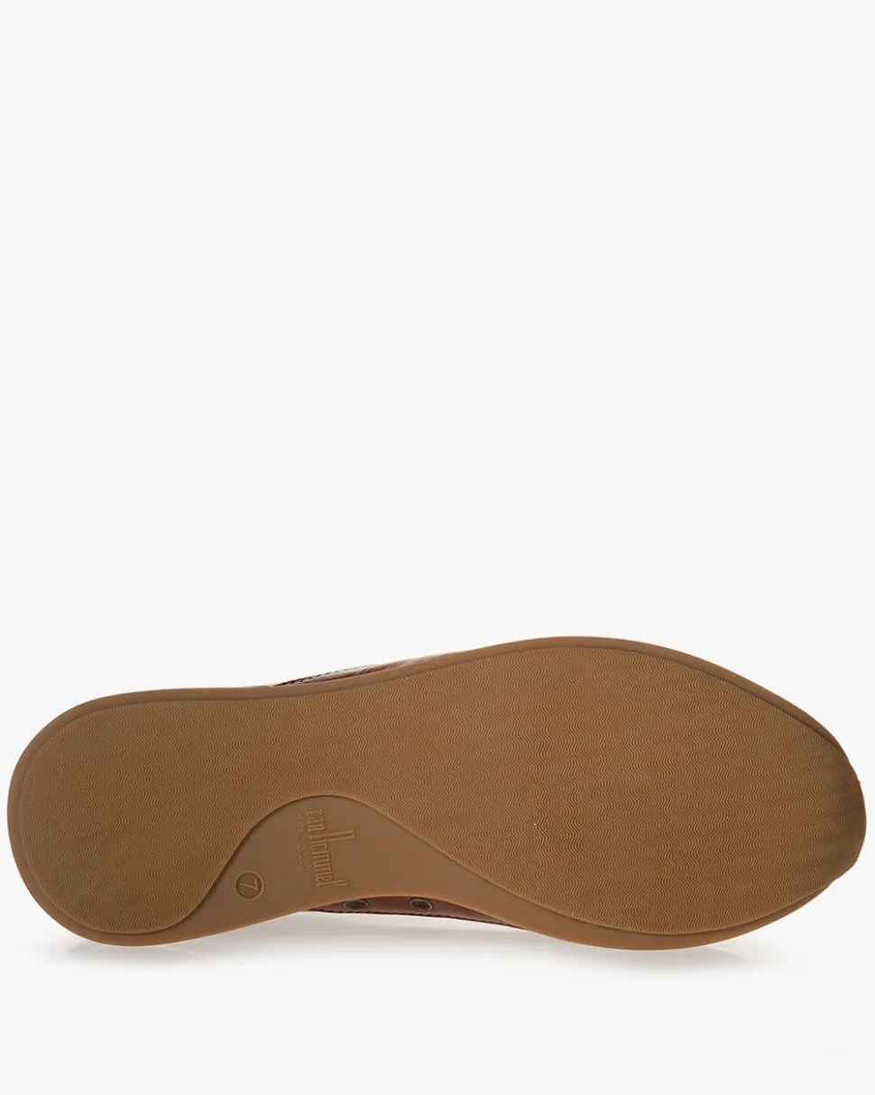 Casual im Büro | Sneaker>Floris van Bommel Libra 03.07 Cognac