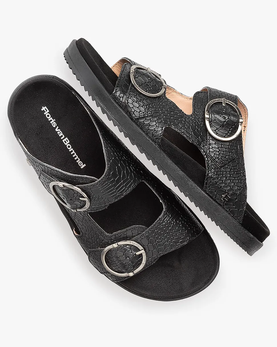 Sandalen>Floris van Bommel Marli 01.04 Schwarz