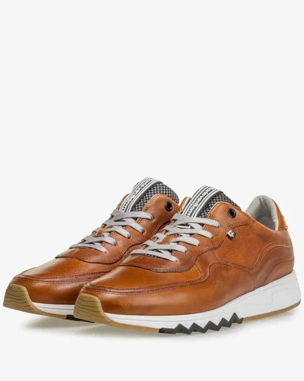 Sneaker>Floris van Bommel Nineti 08.02 Cognac