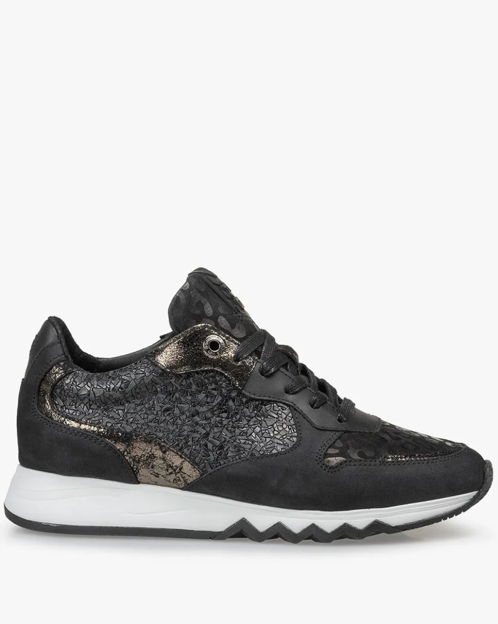 Sneaker>Floris van Bommel Nineti 11.00 Schwarz