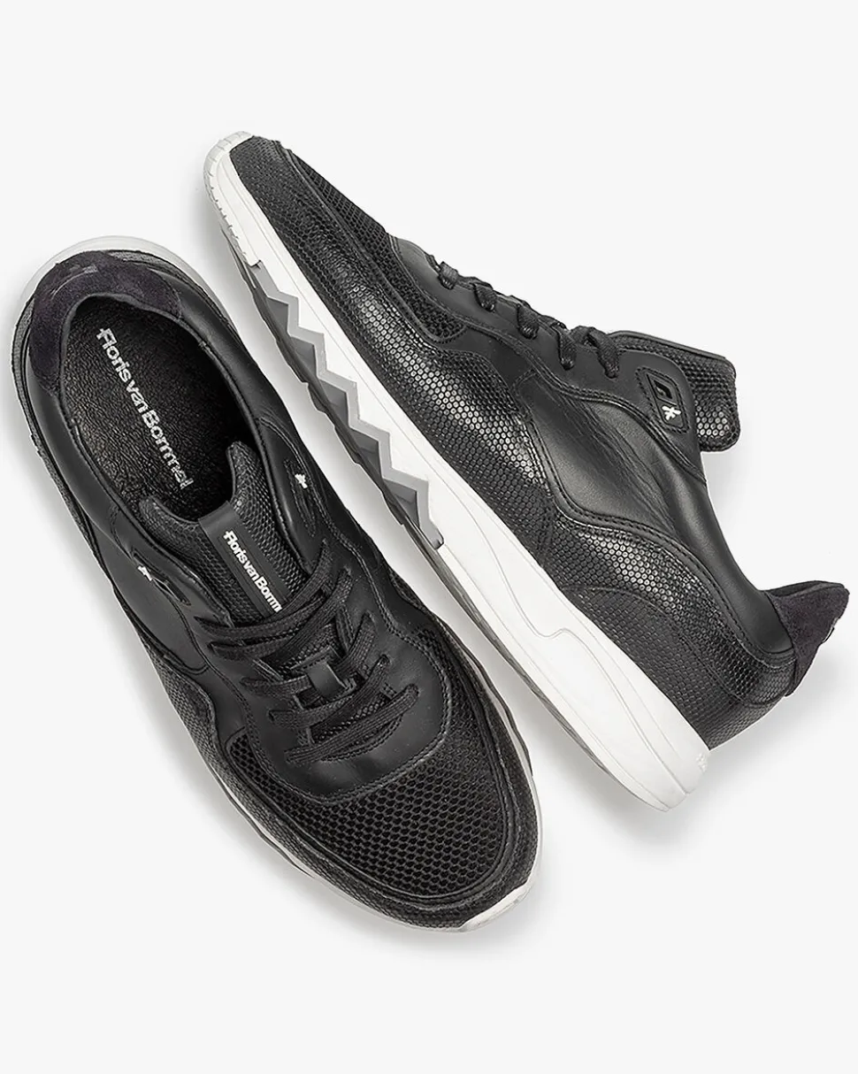 Sneaker>Floris van Bommel Nineti 05.47 Schwarz