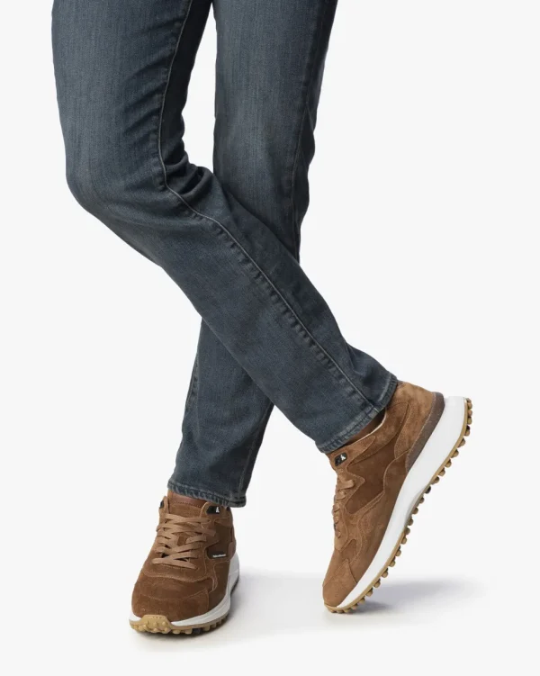 Casual im Büro | Sneaker>Floris van Bommel Noppi 06.66 Hellbraun