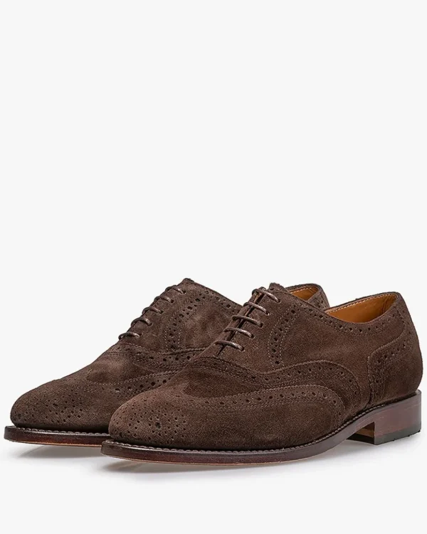 Brogues | Schnürer>Floris van Bommel Olda 04.11 Dunkelbraun