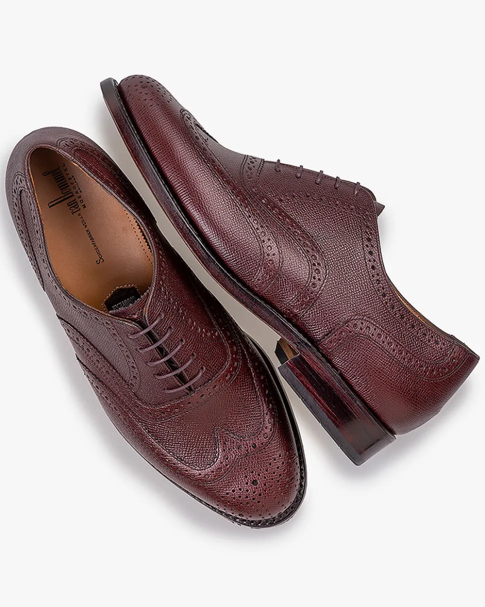 Brogues | Schnürer>Floris van Bommel Olda 03.12 Bordeauxrot