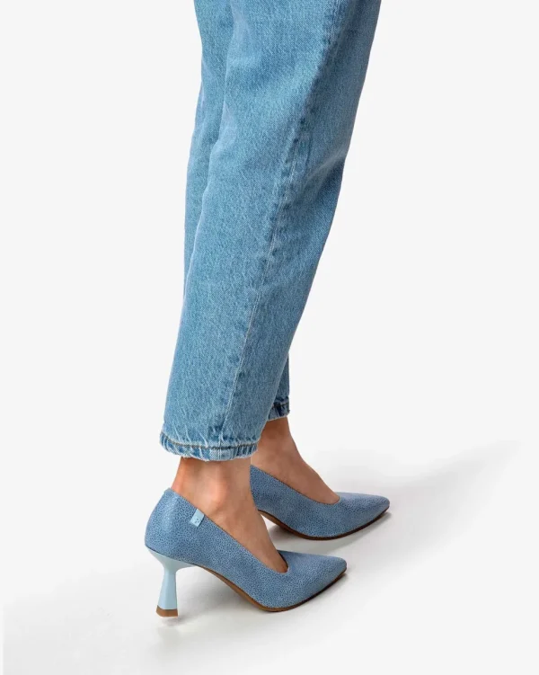 Pumps>Floris van Bommel Pointi 01.08 Hellblau